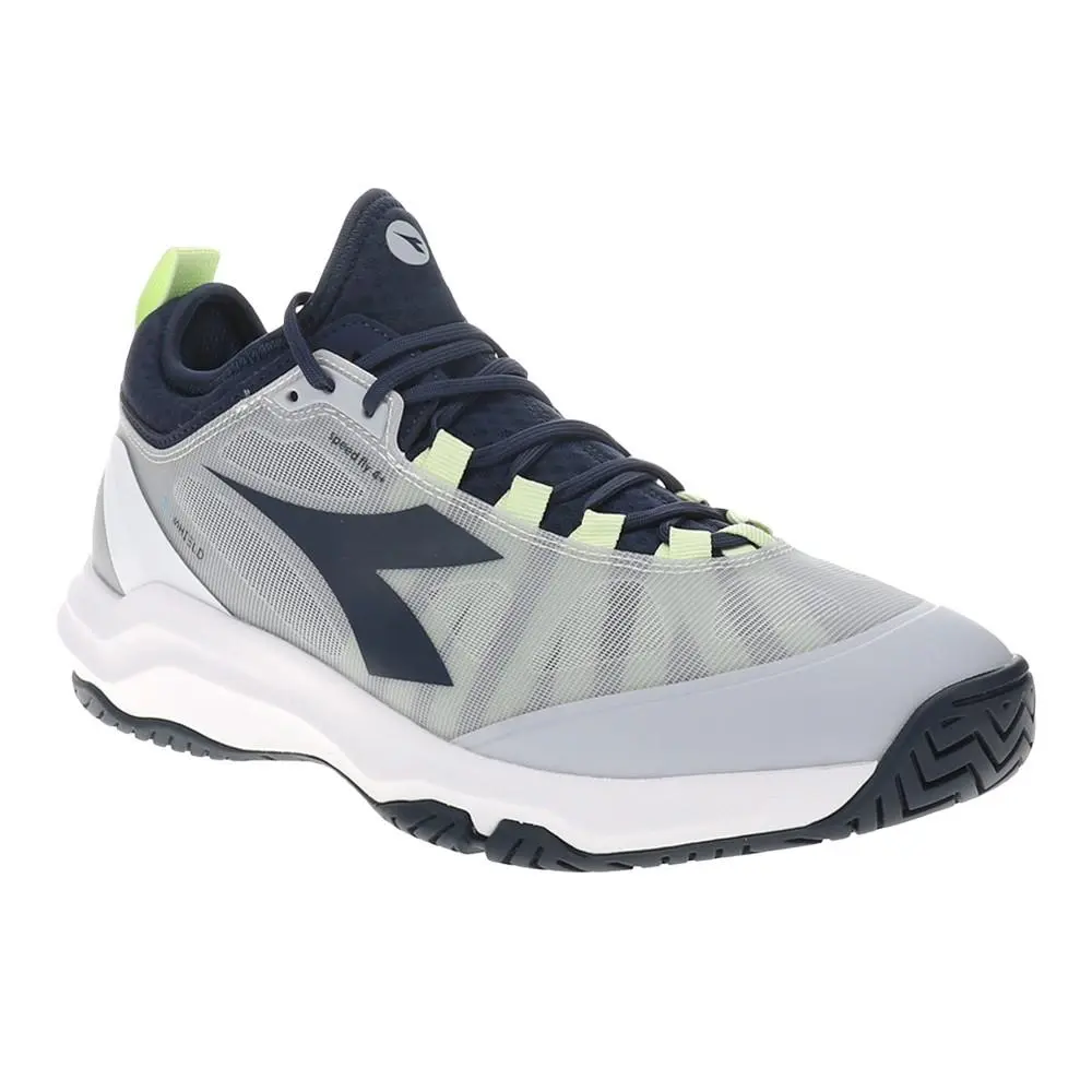 Diadora shoes - diadora Speed Blushield Fly 4 Plus All Ground Tennis - 179507-D1035 - Grey 0