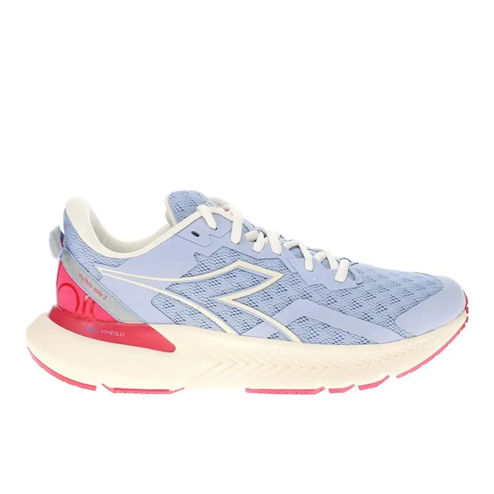 Diadora Mythos Blushield Volo 3 Running Womens Blue Sneakers Athletic Shoes 179