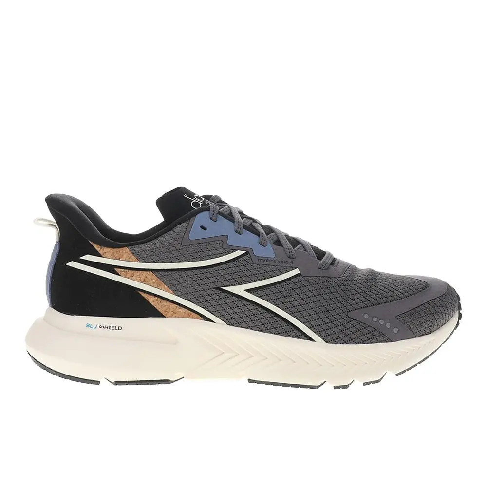 Diadora shoes - diadora Mythos Blushield Volo 4 2030 Running - 180227-C2763 - Black, Grey 4