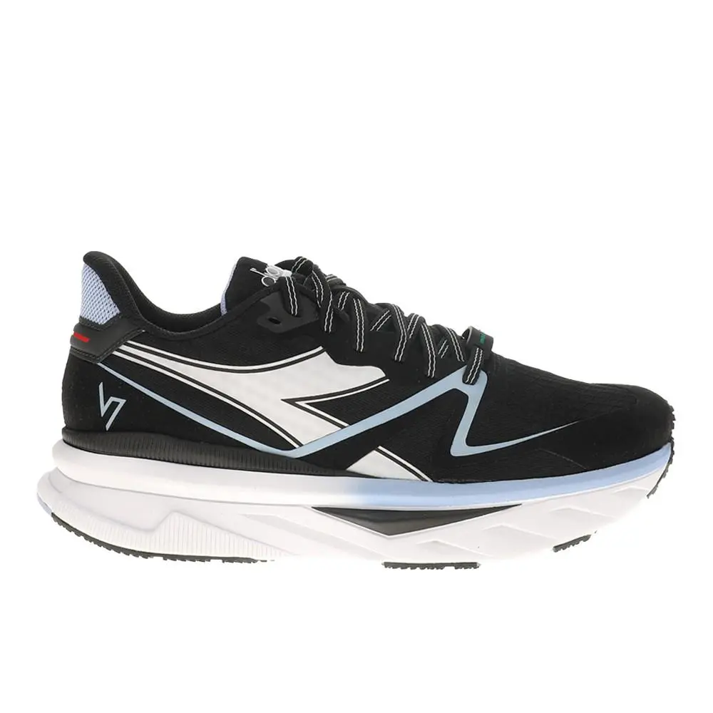 Diadora Atomo V7000 Running Womens Black Sneakers Athletic Shoes 179068-C7406