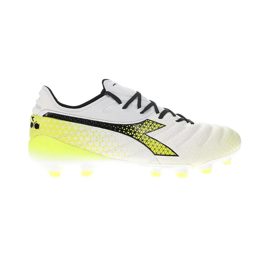 Diadora Brasil Elite Tech Gr Lpx Soccer Cleats Mens White Yellow Sneakers Athle