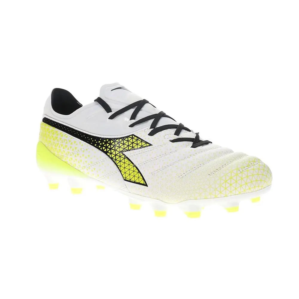 Diadora shoes - diadora Brasil Elite Tech Gr Lpx Soccer Cleats - 179598-C5702 - White, Yellow 0