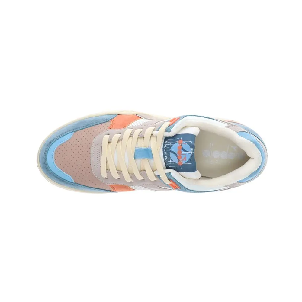 Diadora shoes - diadora B.560 Tourney Italia Lace Up - 181002-60098 - Blue, Brown, Orange 2