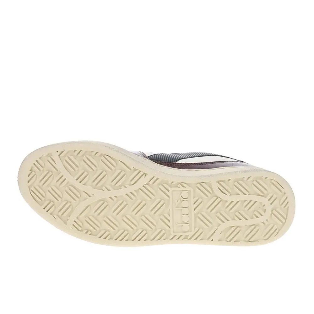 Diadora shoes - diadora Mi Basket Low Metallic Dirty Lace Up - 179034-25015 - Beige 8