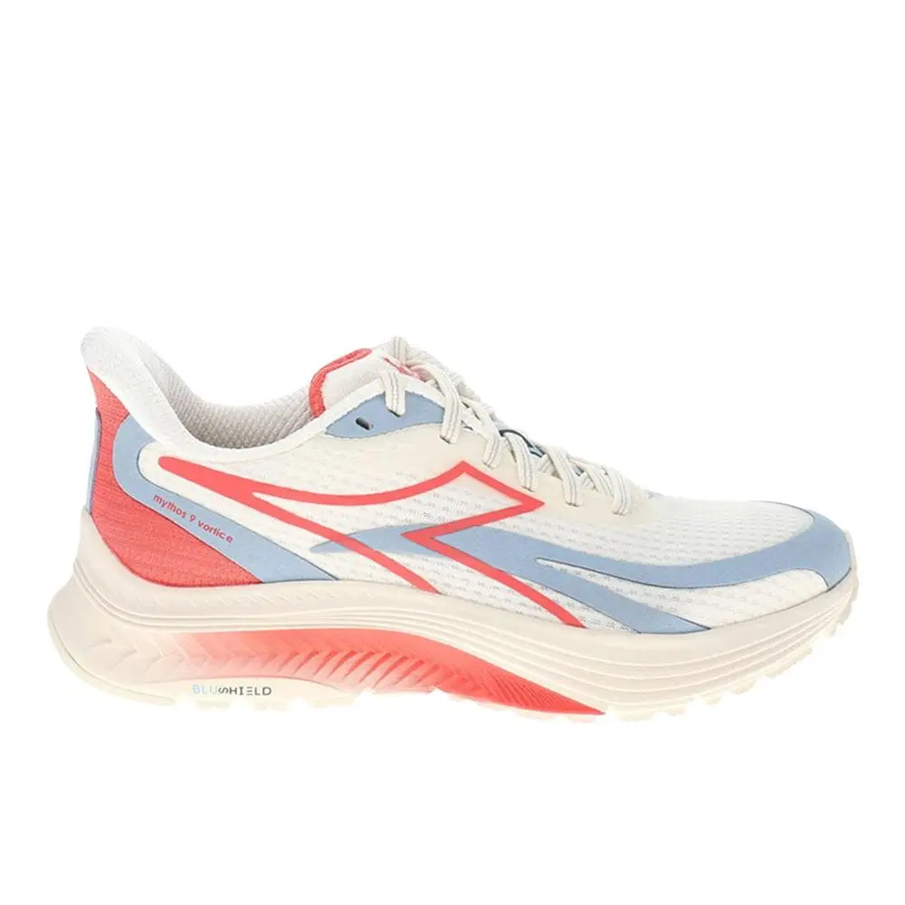 Diadora Mythos Blushield 9 Vortice Running Womens Blue White Sneakers Athletic