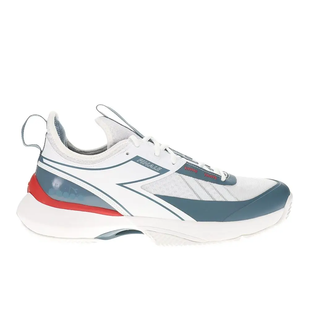 Diadora Finale Clay Tennis Mens Blue White Sneakers Athletic Shoes 179361-D084