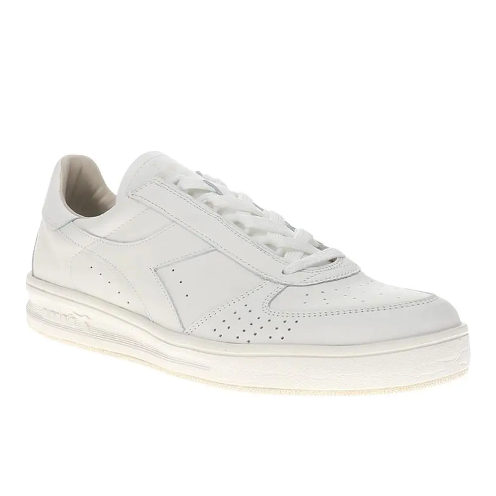 Diadora shoes - diadora B.Elite H Italia Sport Perforated Lace Up - 176277-C0657 - White 0
