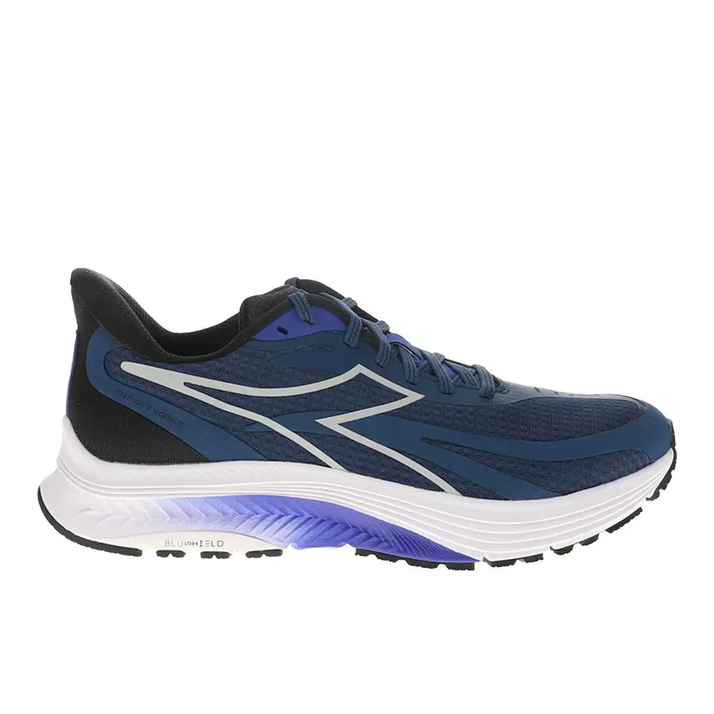 Diadora Mythos Blushield 9 Vortice Running Mens Blue White Sneakers Athletic S