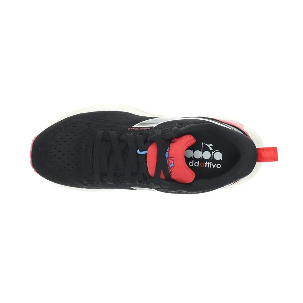 Diadora shoes - diadora Mythos Blushield Vigore 2 Running - 179072-C4377 - Black, Pink 7
