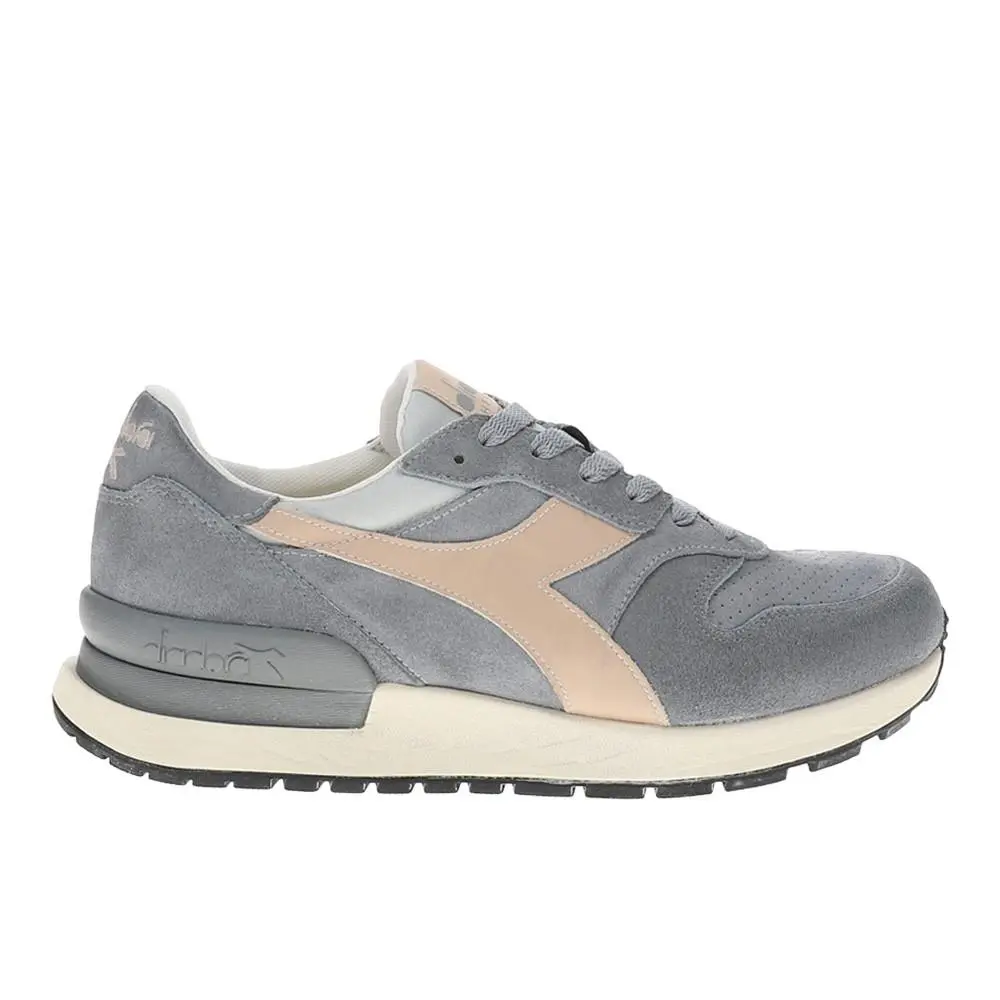 Diadora Conquest Suede Sw Lace Up Mens Grey Sneakers Casual Shoes 180893-75043