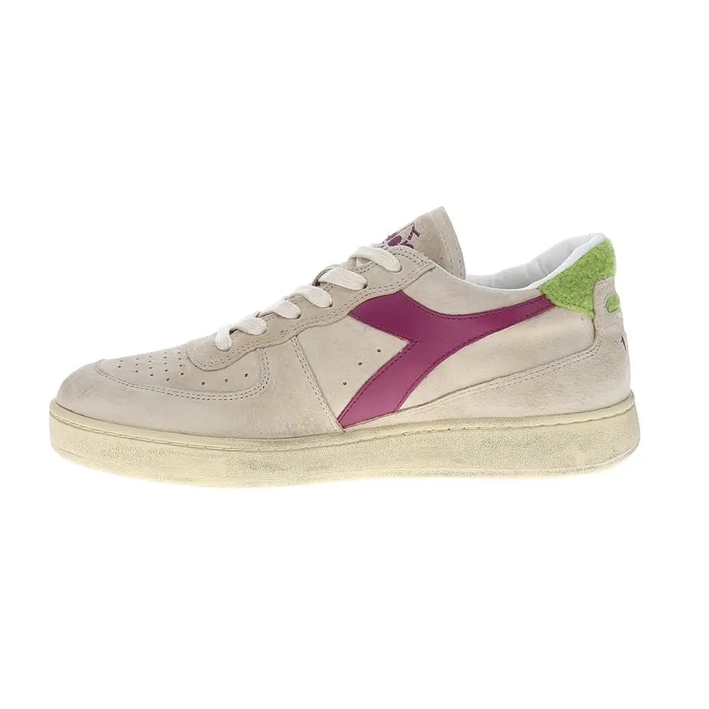 Diadora shoes - diadora Mi Basket Low Shearling Lace Up - 180171-25003 - Beige (UPC: 197020123250) 1