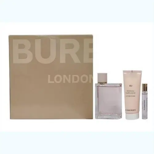 Burberry Her Eau De Parfum 3 Pcs Gift Set For Women