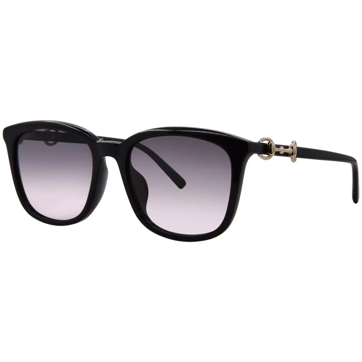 Gucci GG2057SK 001 Sunglasses Women`s Black/grey Gradient Square Shape 56mm
