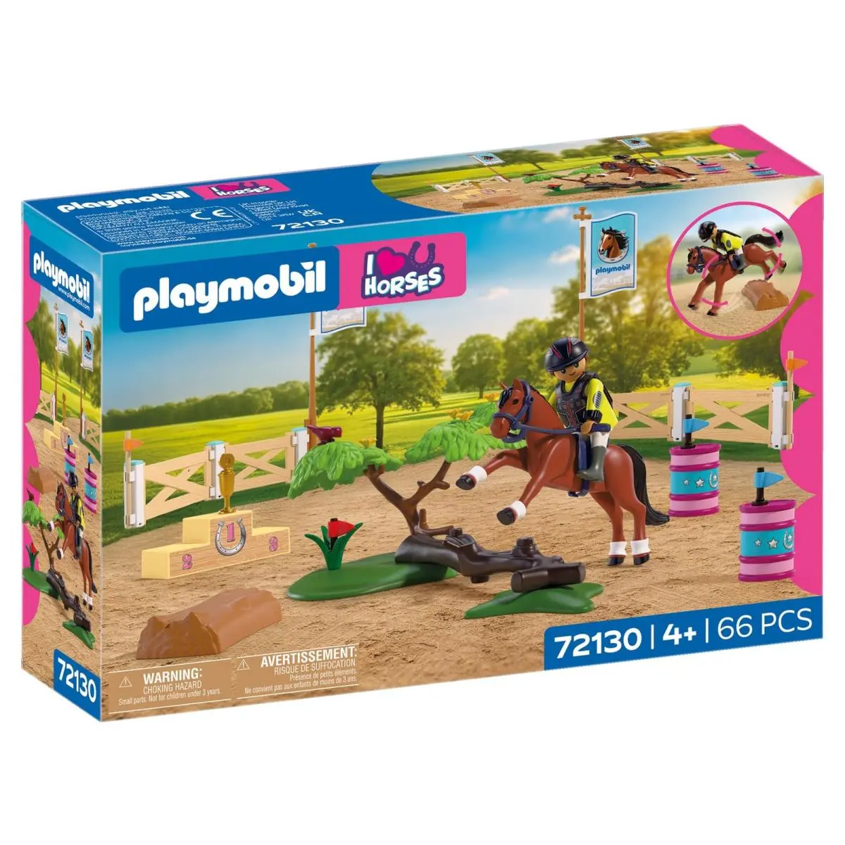 Playmobil I Love Horses 72130 Rijtoernooibaan Hindernisbaan Met Natuurelementen