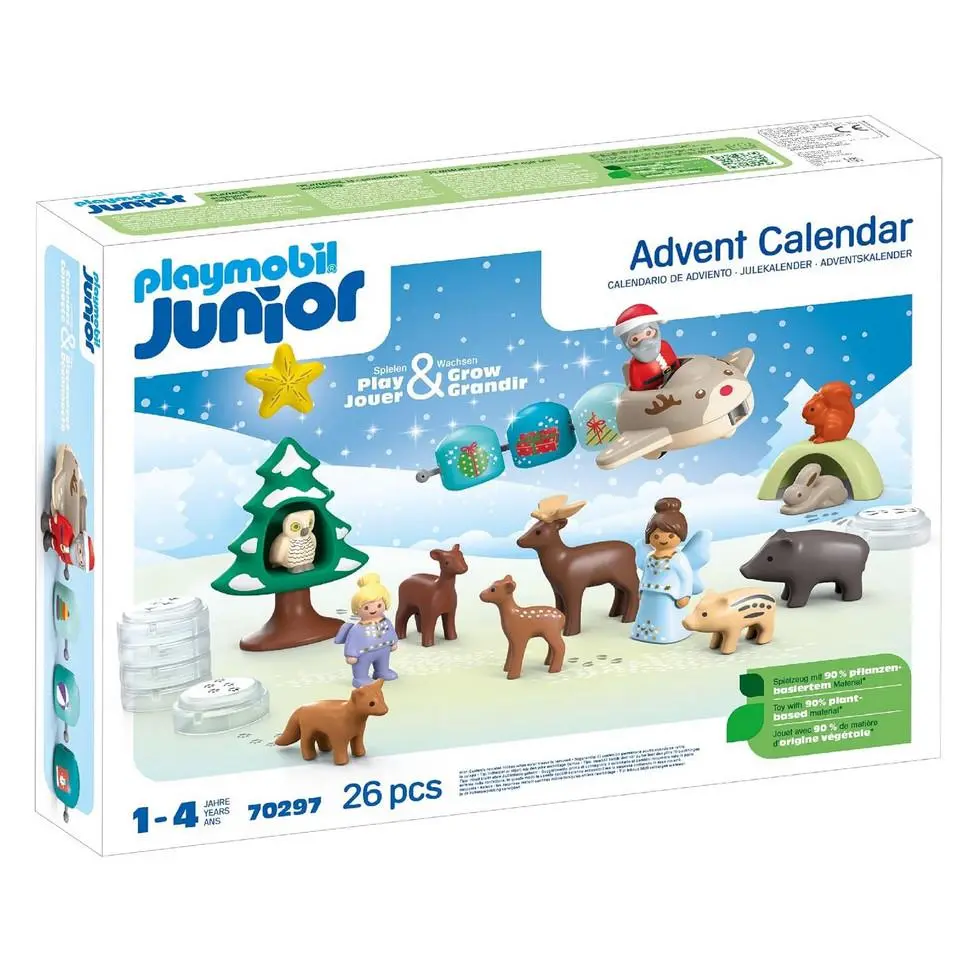Playmobil Junior Advent Calendar 70297 - Snowy Christmas