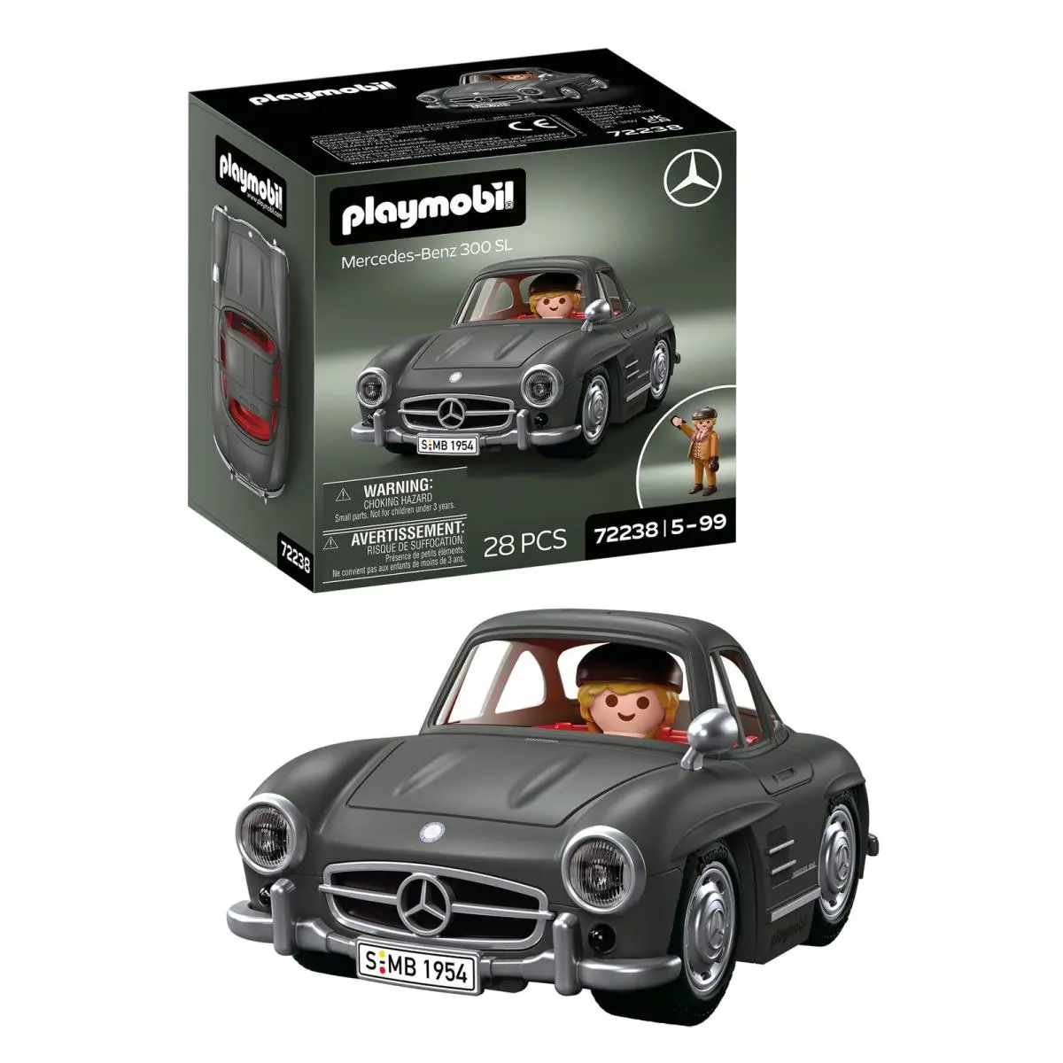 Playmobil Cars x Mercedes‑benz 300 SL Legendarische Sport in Verzamelaars-editie
