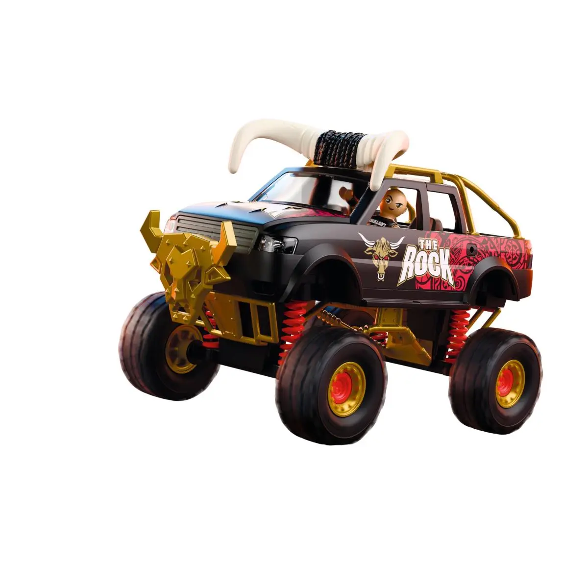 Playmobil Wwe® The Rock Monster Truck Monstertruck Met Vering Hoorns en T
