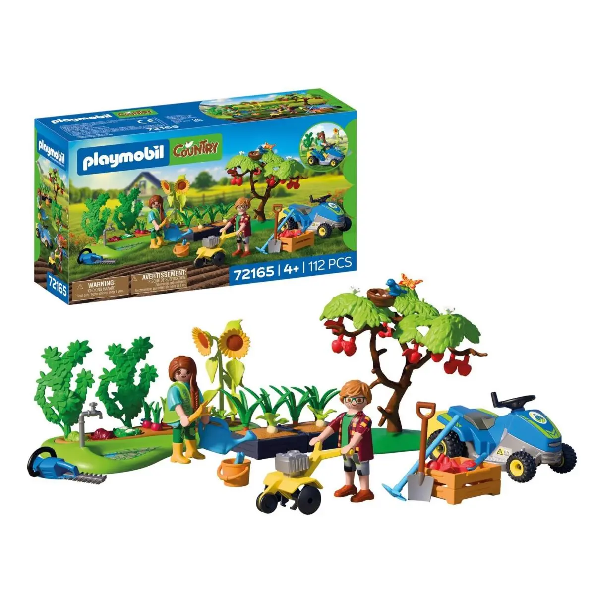 Playmobil Country Idyllische Groentetuin Tuinset Met Zitgrasmaaier Oogstb