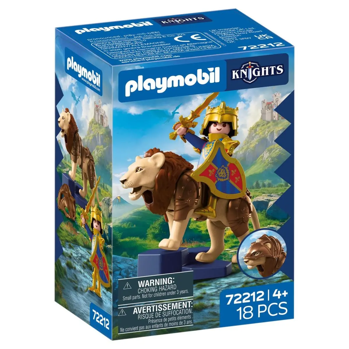 Playmobil Knights Leeuw Met Gouden Ridder Vechtset Met Slachtleeuw Gouden Ridd