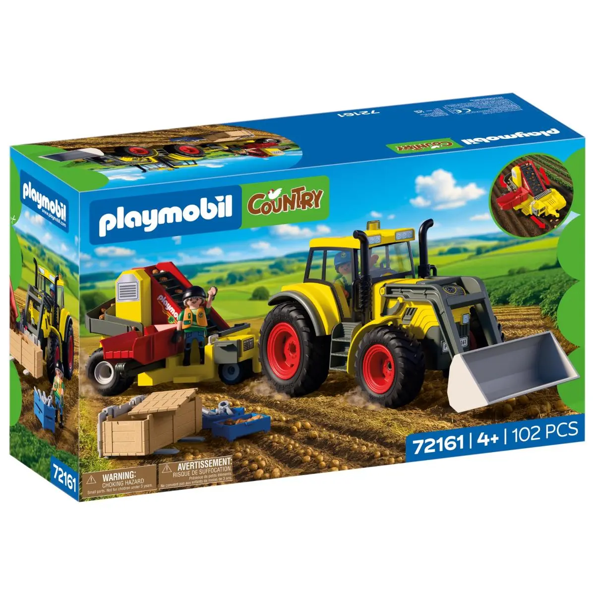 Playmobil Grote Tractor Met Aardappelrooier