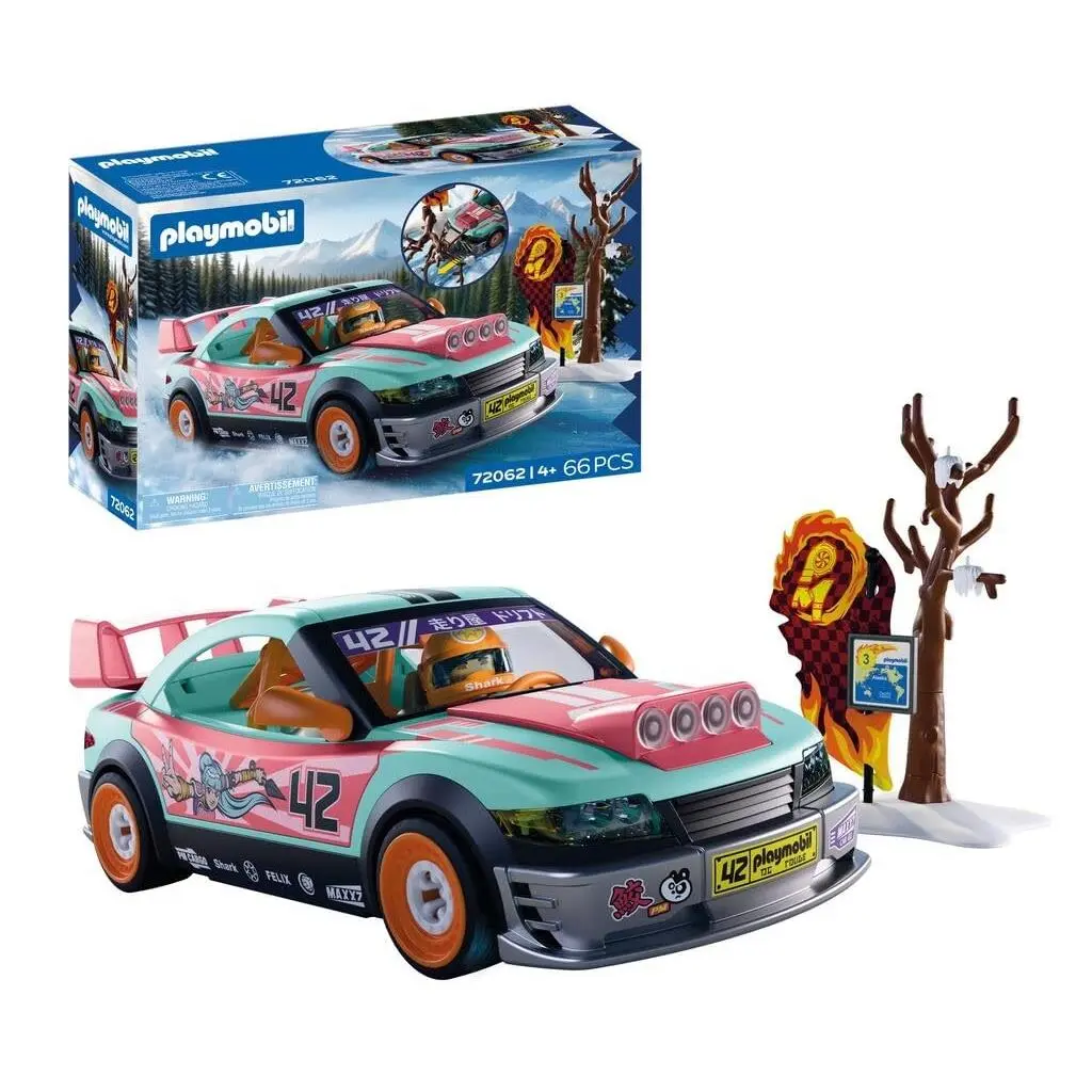 Playmobil Cars Offroad Tuningcar Tuned Car with Ramming Bar and Rear Spoil