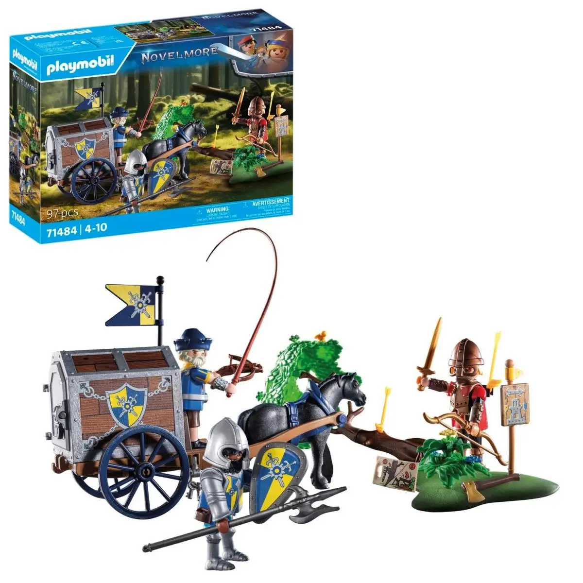 Playmobil Novelmore Convoy with Bandit Gold Battle Playset