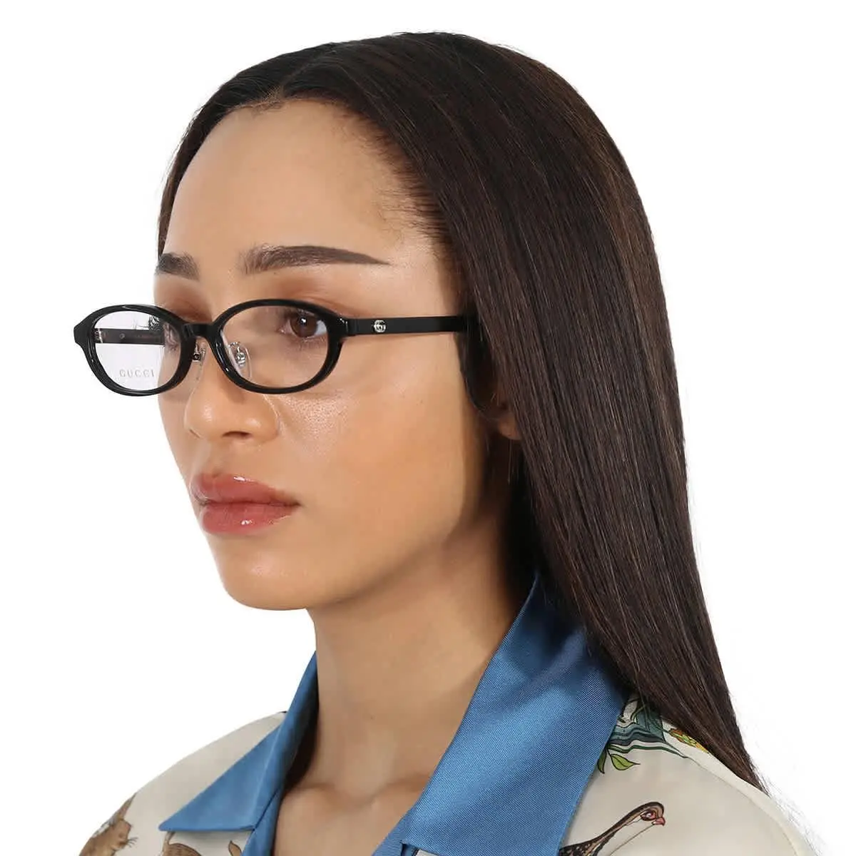 Gucci Demo Oval Ladies Eyeglasses GG0930OJ 005 51 GG0930OJ 005 51