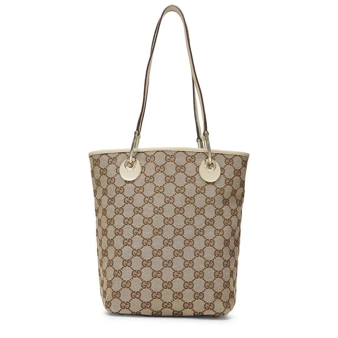 Gucci Eclipse Canvas Bucket Bag Women`s