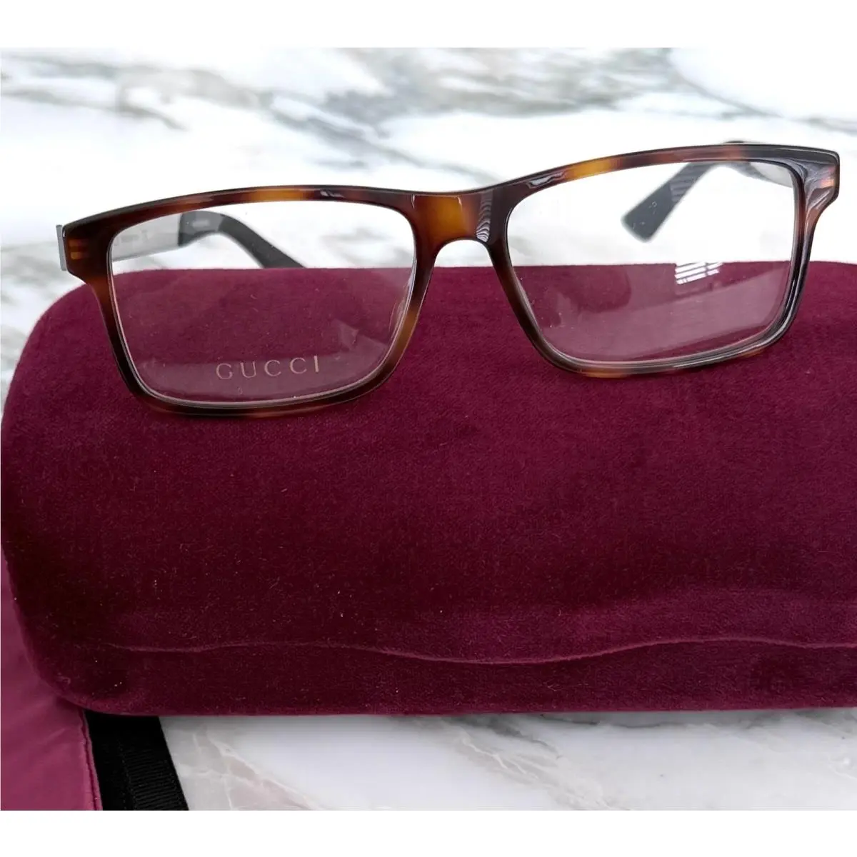 Eyeglasses Tortoise Brown GG0692O 55/16 150 by Gucci