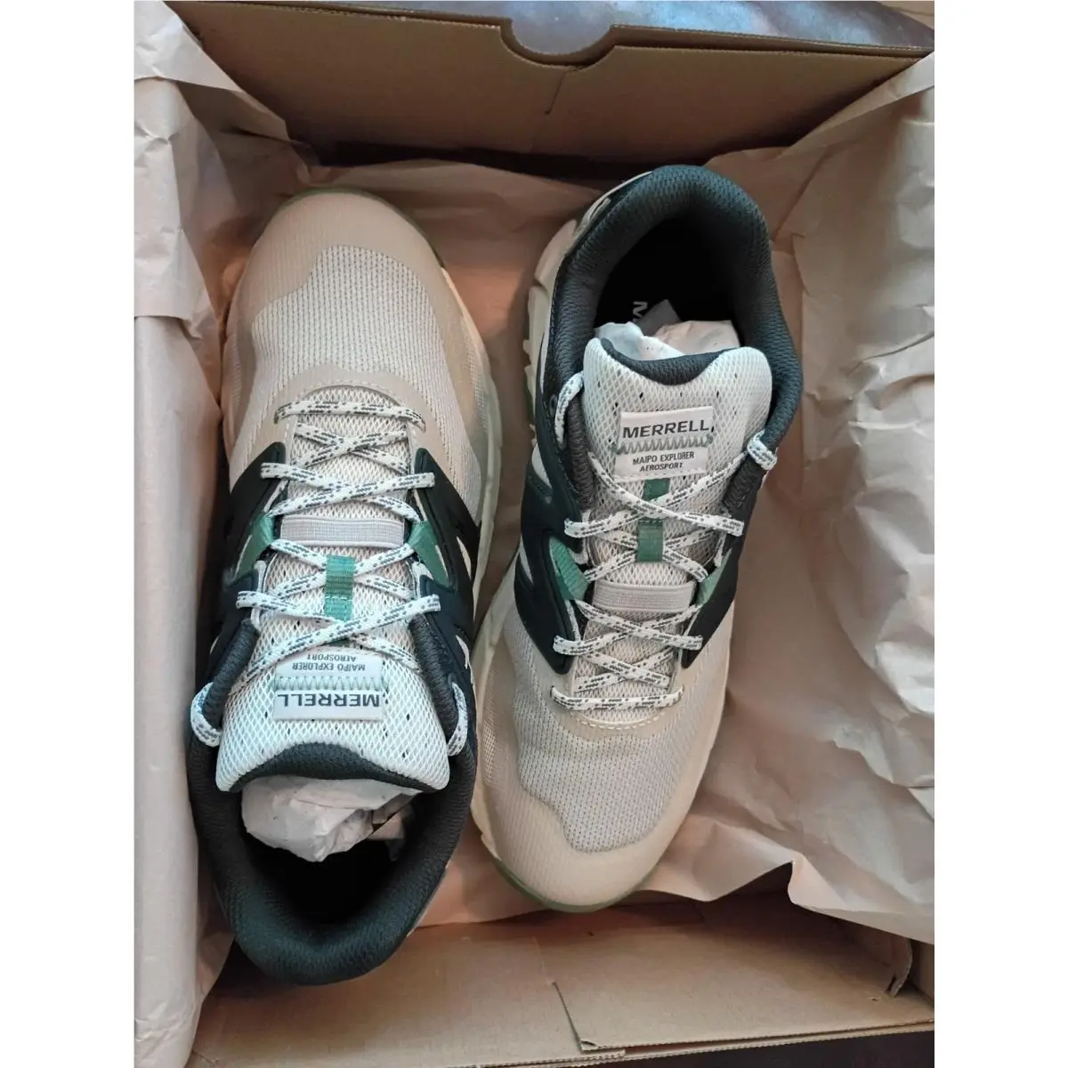 Merrell shoes - MERRELL Maipo Explorer Aerosport - Maipo Explorer Aerosport - J038017 - Beige / Green 28