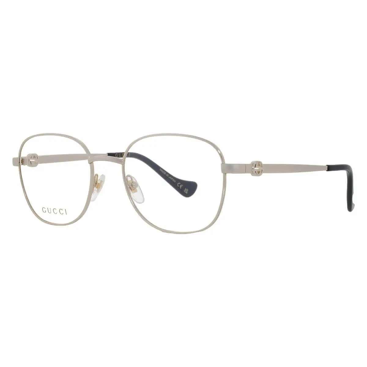 Gucci Demo Oval Ladies Eyeglasses GG1602O 001 53 GG1602O 001 53