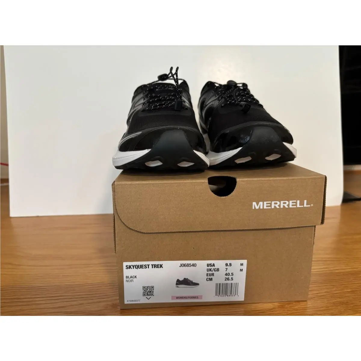 Merrell Skyquest Trek Women`s Shoes Size 8.5 Medium Black