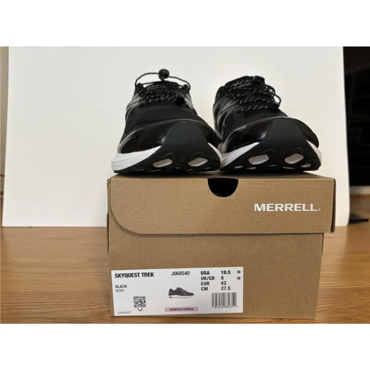 Merrell Skyquest Trek Women`s Shoes Size 10.5 M Black