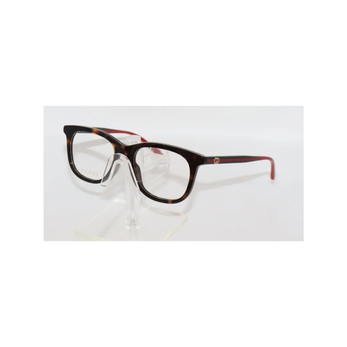Gucci GG1990O 002 Eyeglasses Tortoise Red 50-17-145 w/ Case