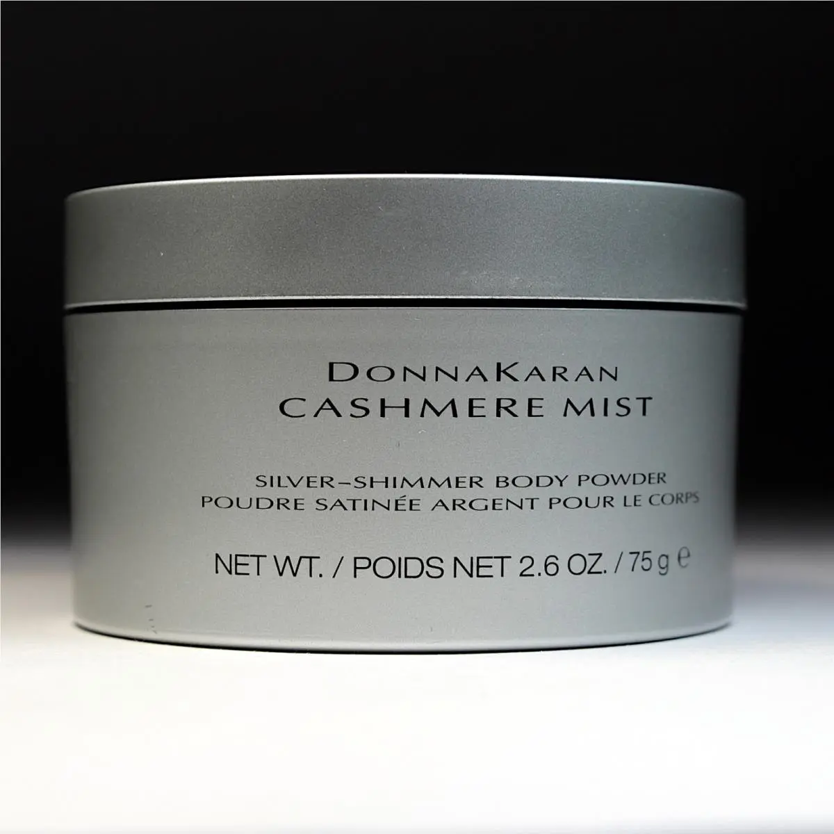 Donna Karan Cashmere Mist Silver Shimmer Body Powder 2.6 OZ