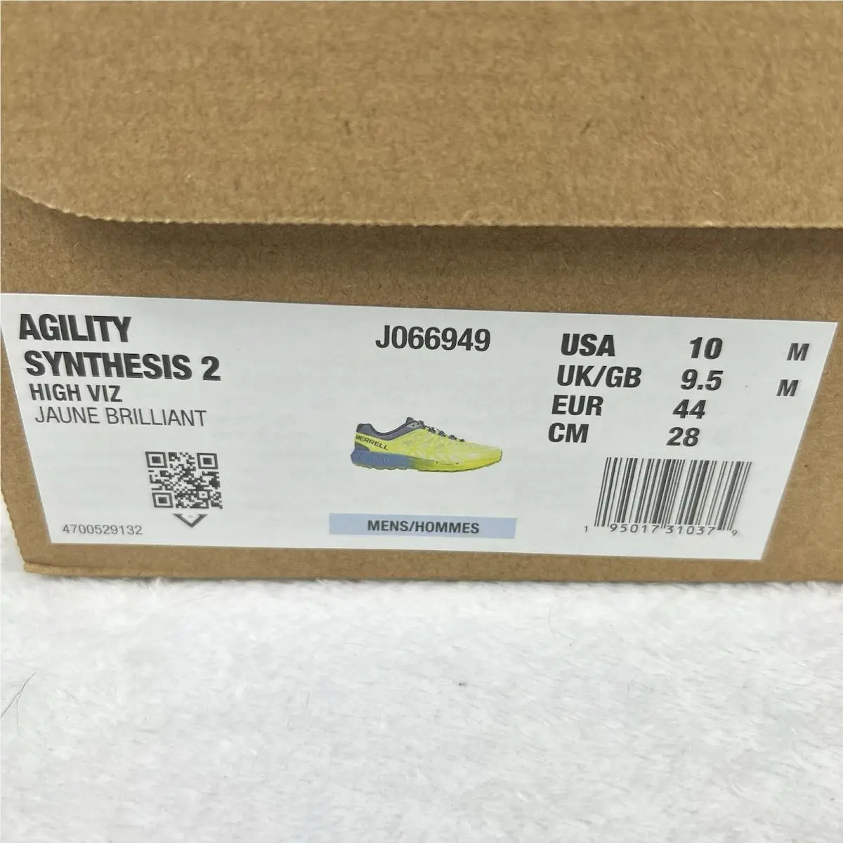 Merrell shoes - Merrell Agility Synthesis Flex - Agility Synthesis Flex - J066949 - Yellow (UPC: 0195017310379) 12