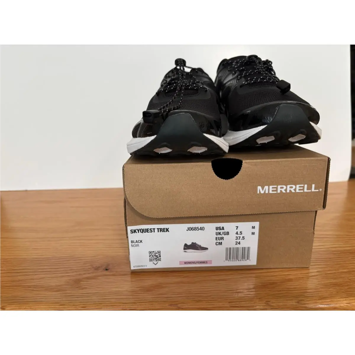 Merrell Skyquest Trek Women`s Shoes Size 7 Medium Black
