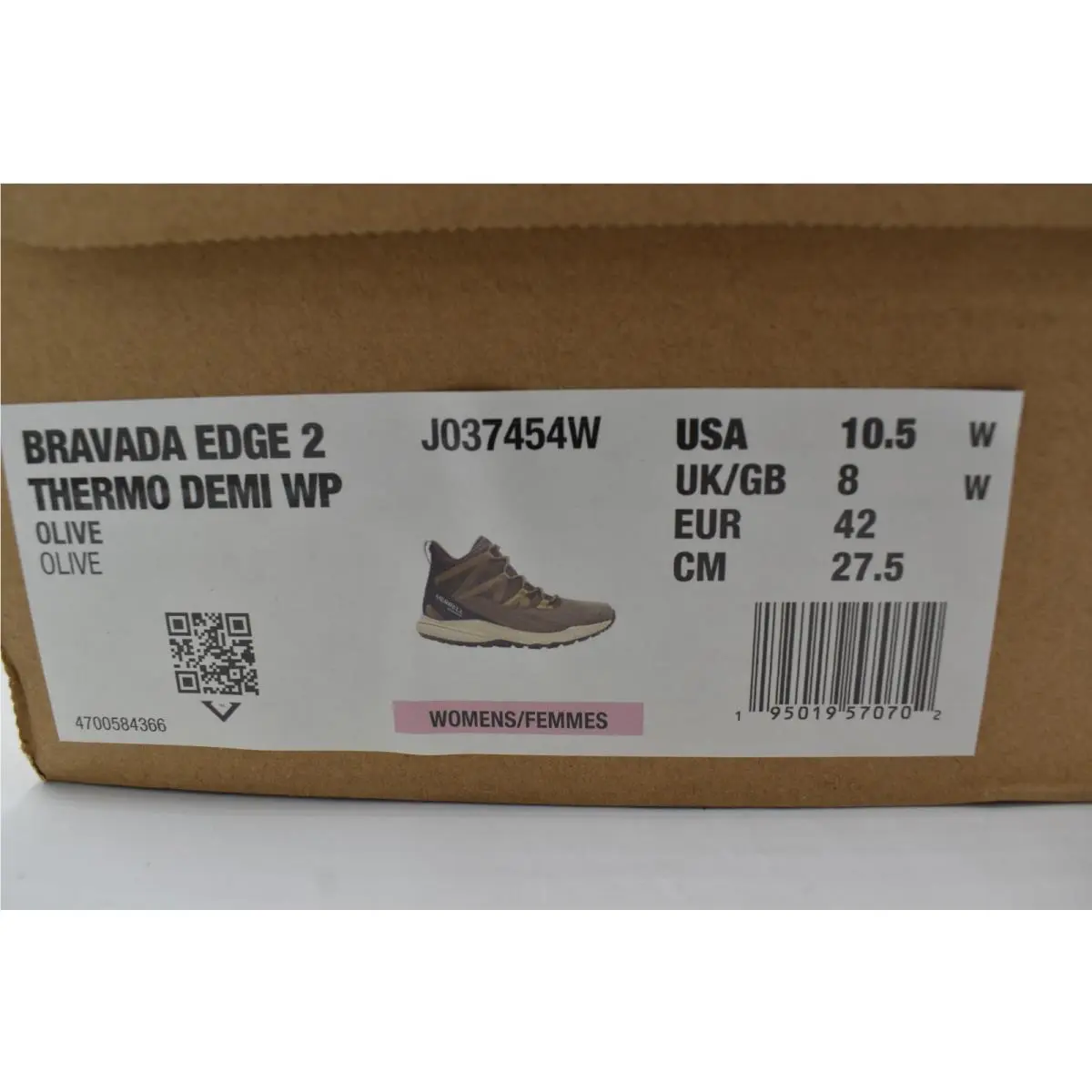 Merrell shoes - Merrell Bravada Edge 2 Thermo Demi - Green (UPC: 195019570702) 12