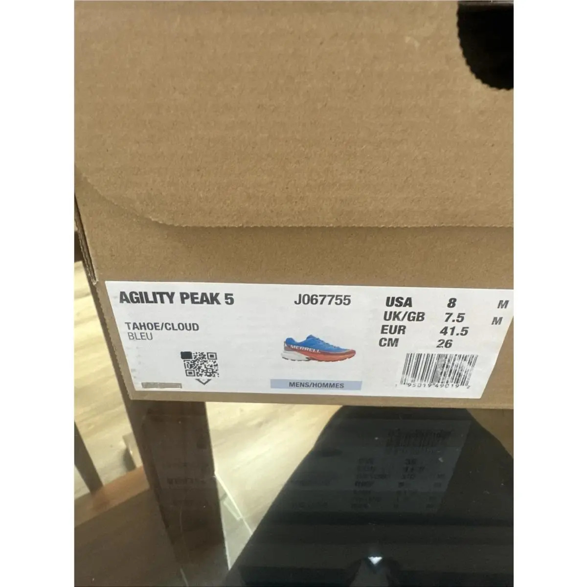 Merrell shoes - Agility Peak 5 Trail - Agility Peak Trail - J067755 - As in Pic 0