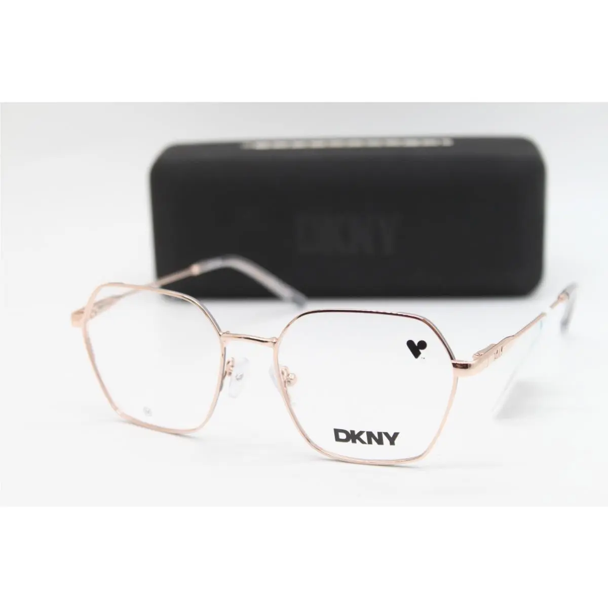 Dkny DK1033 770 Rose Gold Eyeglasses W/case 51-17