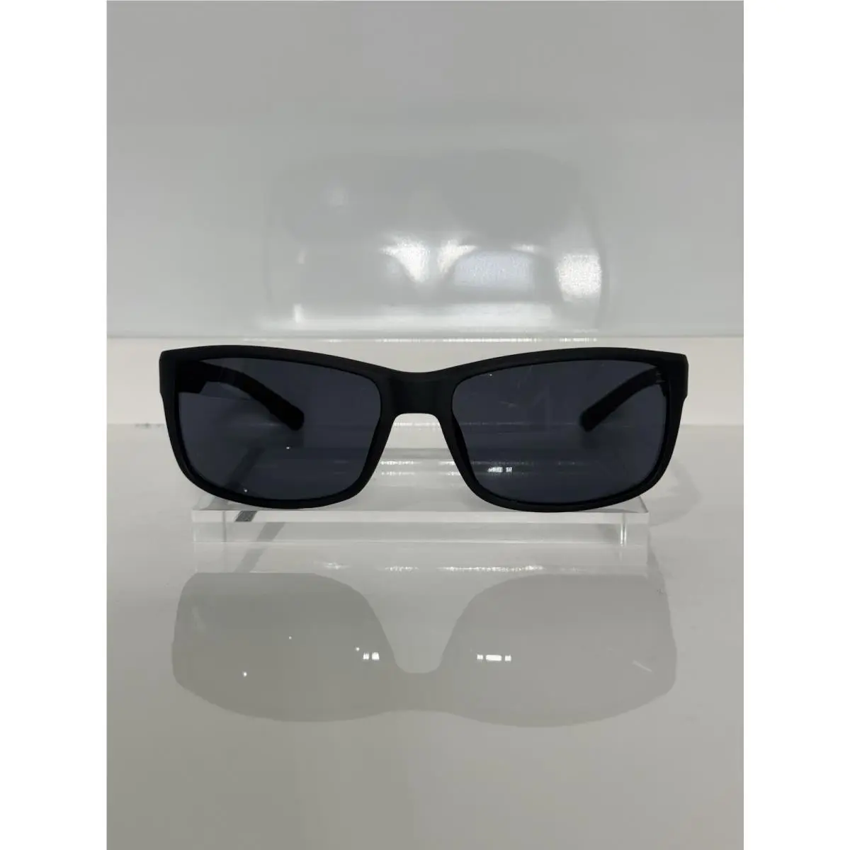 Harley Davidson Biker HD00022 02A Matte Black Large Plastic Gray Sunglasses