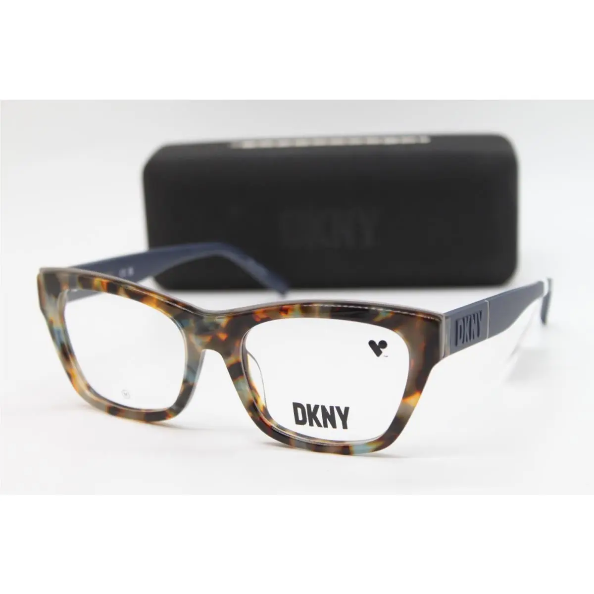 Dkny DK5063 244 Tortoise Blue Eyeglasses W/case 54-18