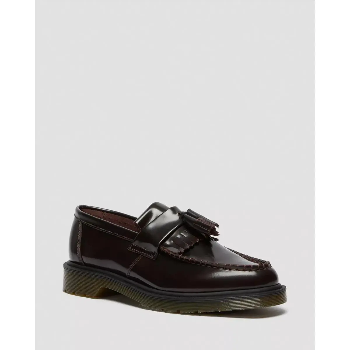Dr. Martens Adrian Arcadia Leather Tassel Loafers - Cherry Red