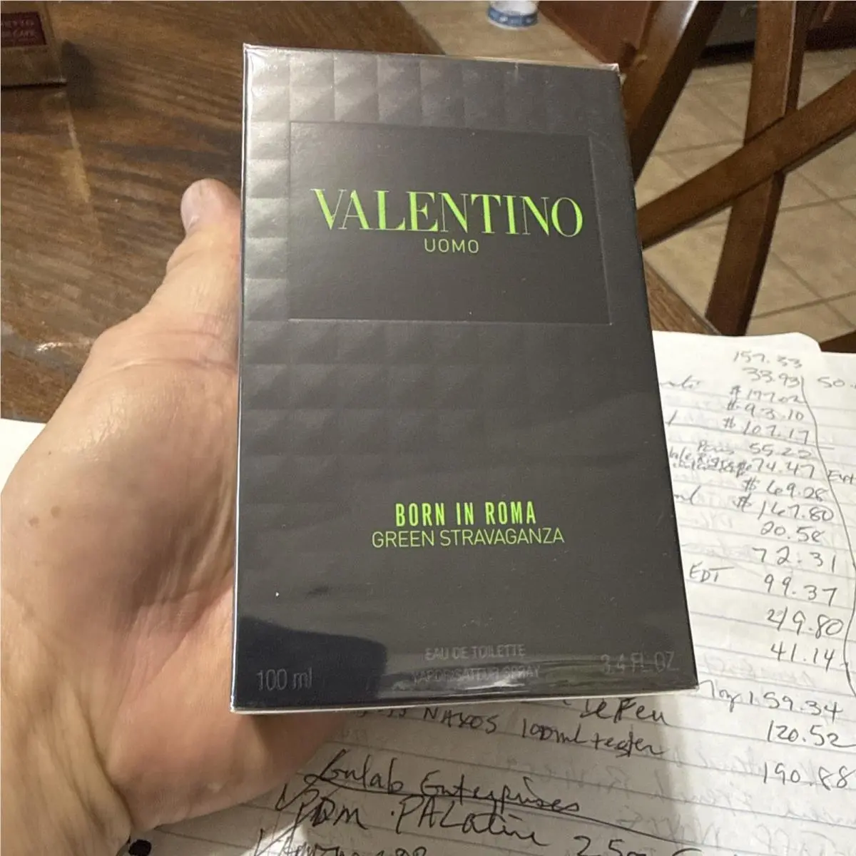 Valentino Uomo Born in Roma Green Stravaganza 3.4 Oz/ 100 ml Edt