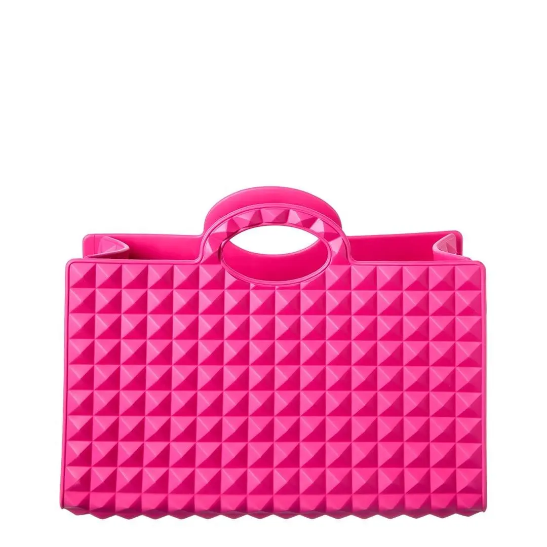 Valentino Vlogo Signature Rubber Tote Women`s Pink