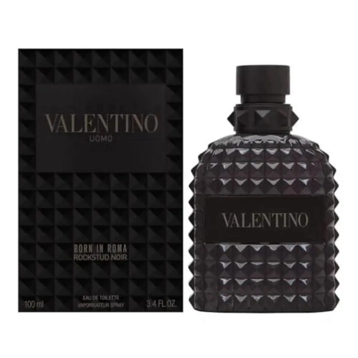 Valentino Uomo Born In Roma Rockstud Noir 3.4 oz/100ml For Men