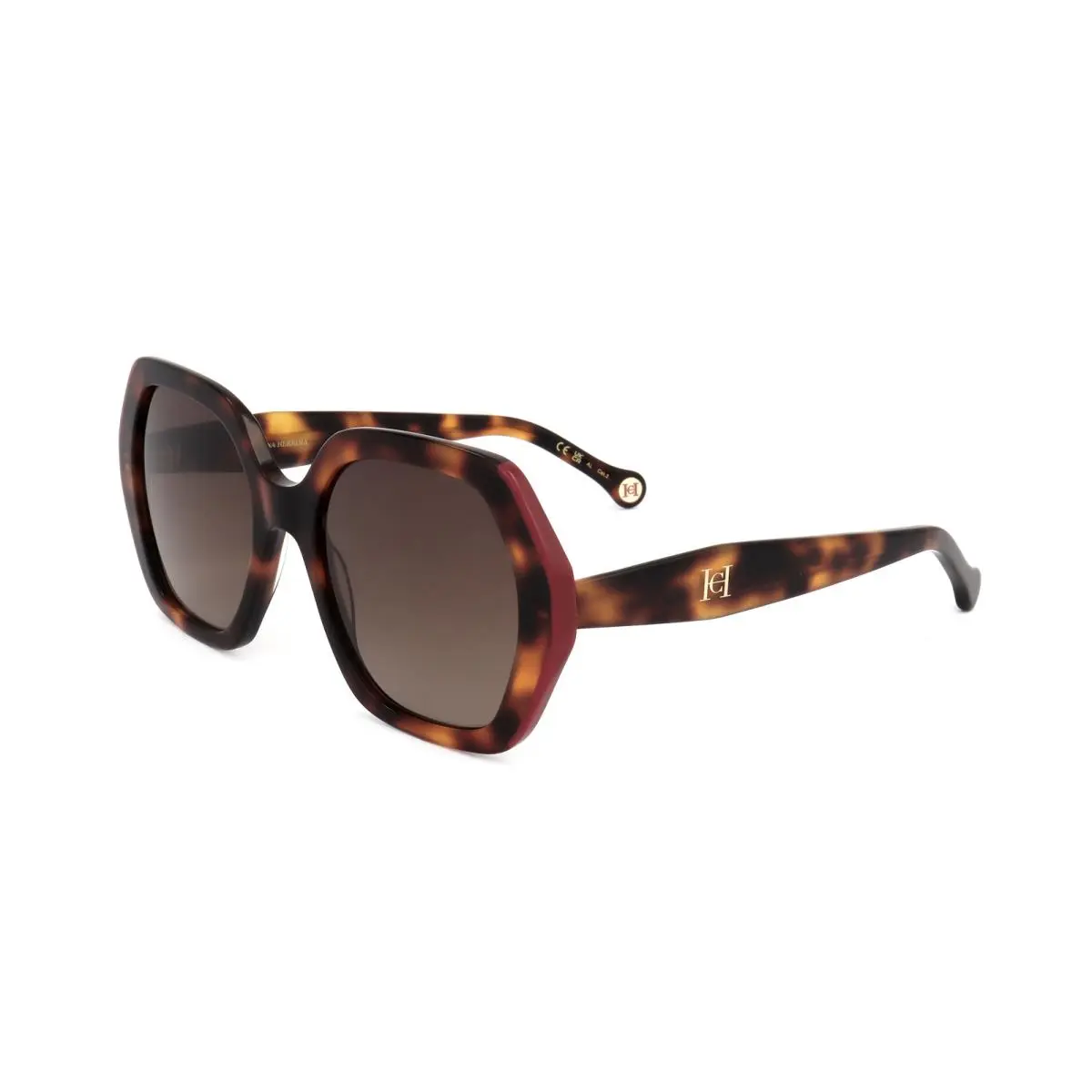 Carolina Herrera Women`s 55 mm Havana Sunglasses HER0181-S-O63-55