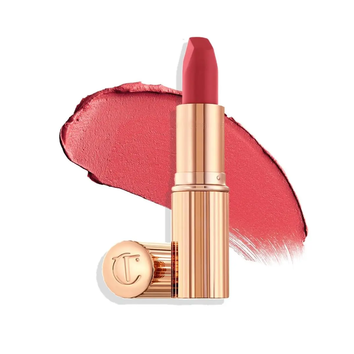 Matte Revolution Lipstick - Long Lasting Matte Lipstick with Gracefully Pink - pink coral by Charlotte Tilbury