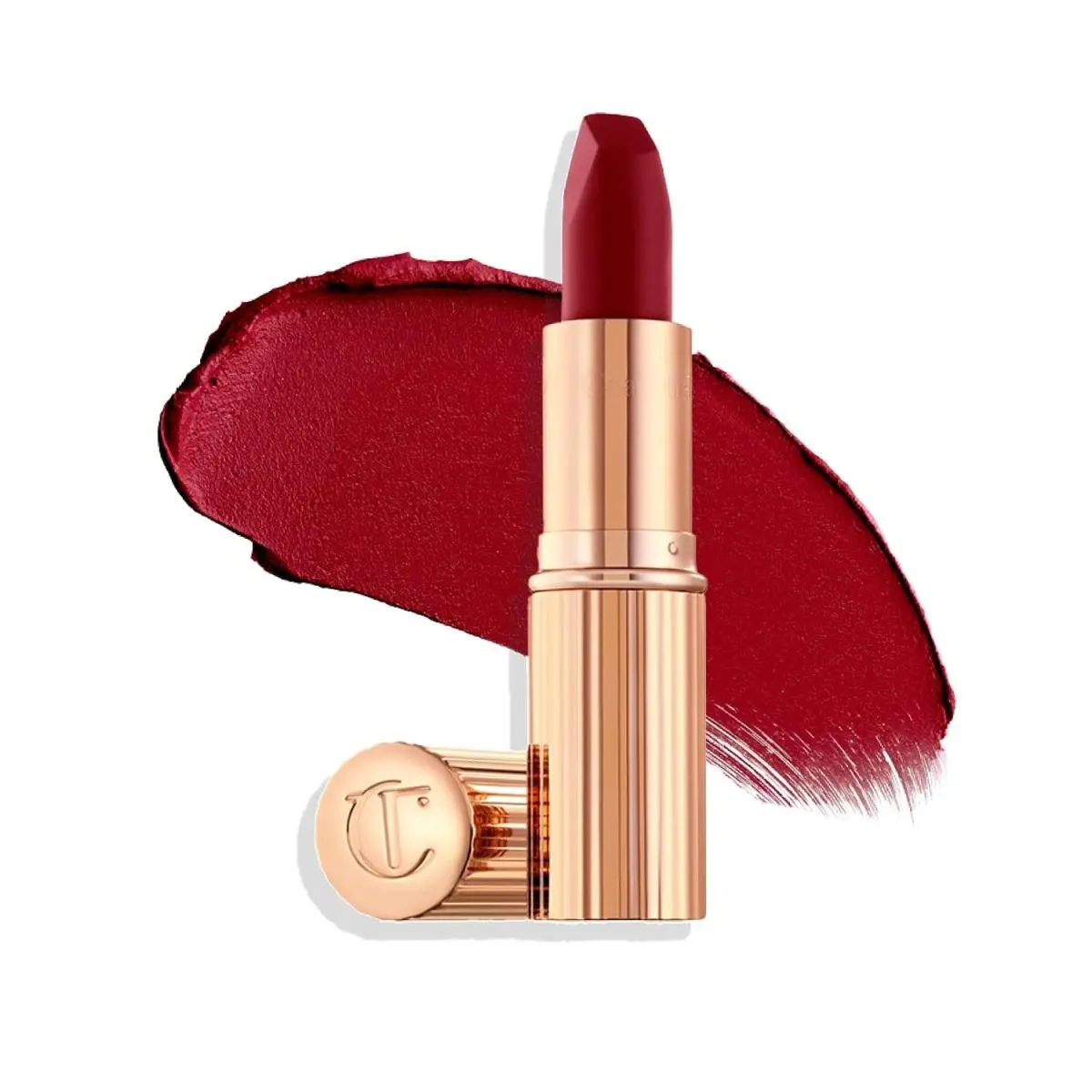Matte Revolution Lipstick - Long Lasting Matte Lipstick with Red Carpet Red - ruby red by Charlotte Tilbury