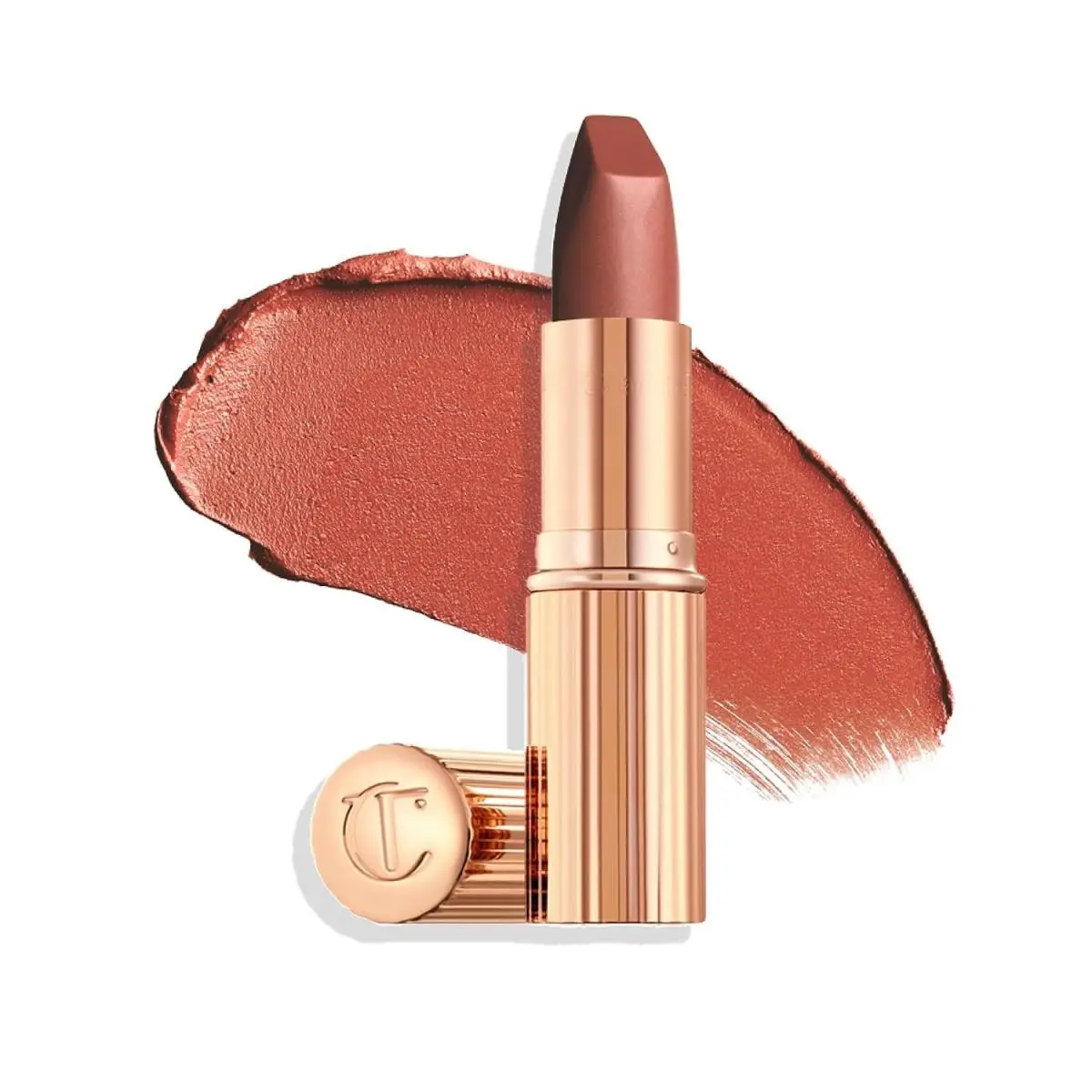 Matte Revolution Lipstick - Long Lasting Matte Lipstick with Very Victoria - taupe nude by Charlotte Tilbury